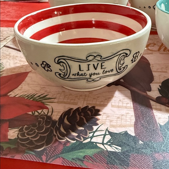 Anthropology, Colorful Ceramic Bowls Set - Picture 6 of 13